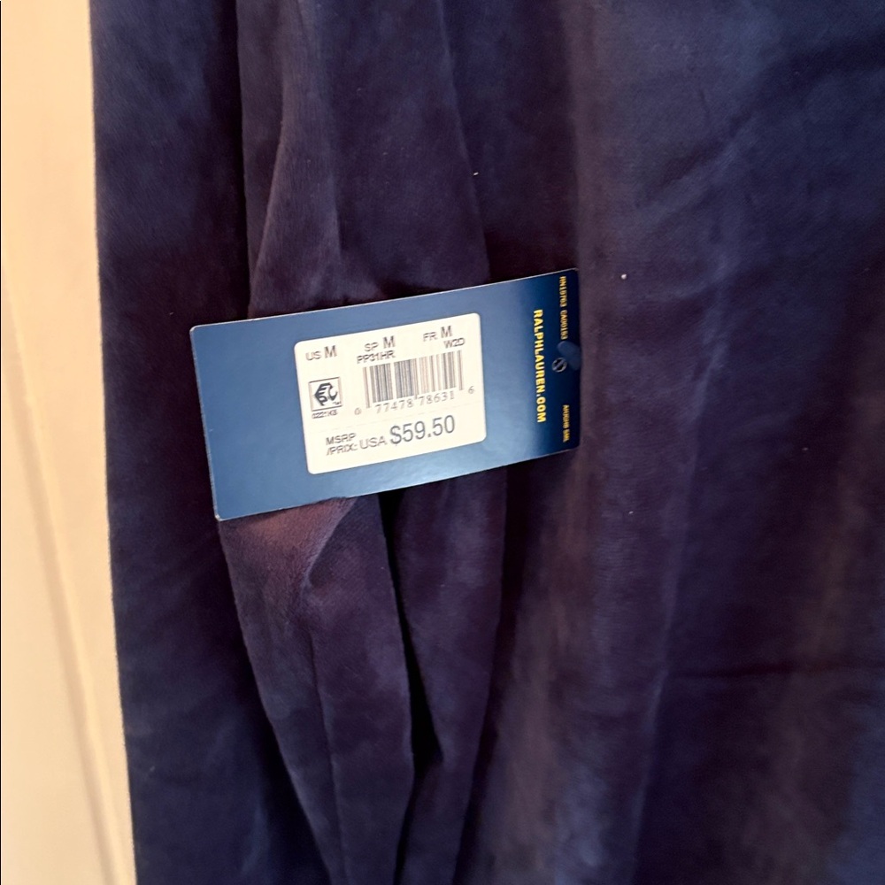 NWT Polo by Ralph Lauren Navy Hoodie with Red Emblem - Picture 4 of 4